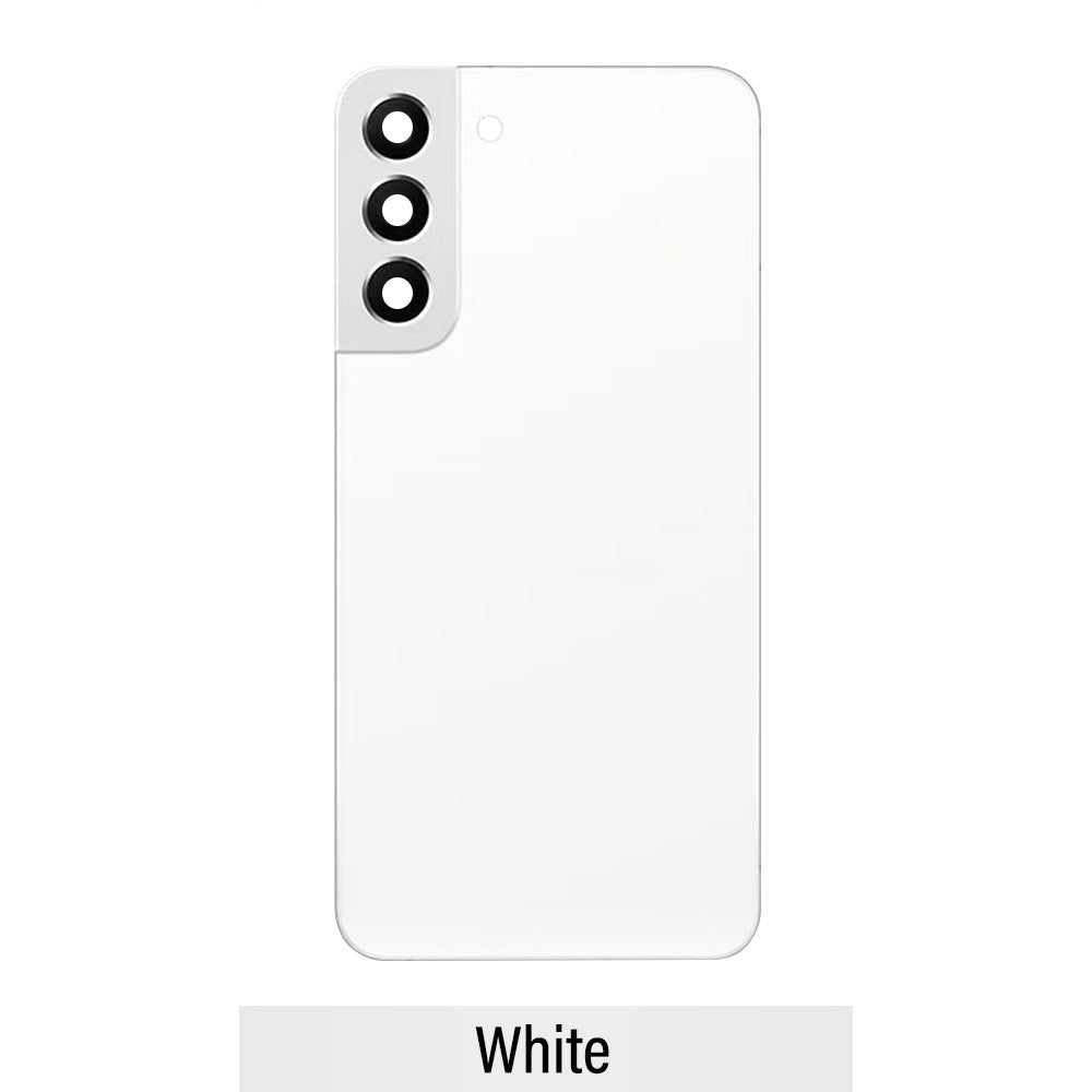 Red Rear Cover Glass For Samsung Galaxy S22 Plus S906B (Improved Quality)-White Red Rear Cover Glass For Samsung Galaxy S22 Plus S906B (Improved Quality)-White